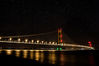 Humber bridge with a starry sky. Too cold and too much lightpollution to attempt startrails, which was the reason for going there.